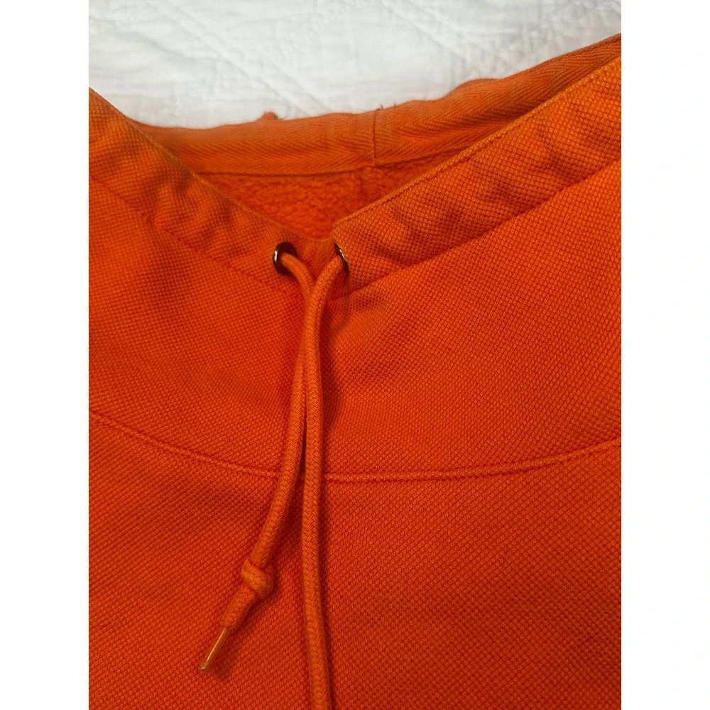 Lauren Ralph Lauren Orange Marine Supply Co RL/67 Cowl Neck Hoodie Mens Large